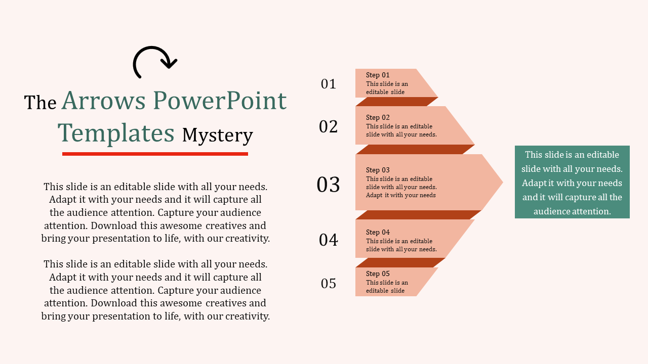 Free - Arrows PowerPoint Template and Google Slides